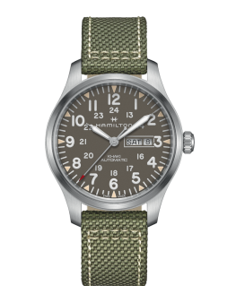 Reloj Hamilton Khaki Field Day Date Auto Verde