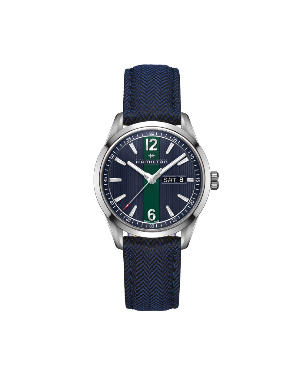 Reloj Hamilton Broadway Day Date Quartz Azul Reloj Hamilton Broadway Day Date Quartz Azul