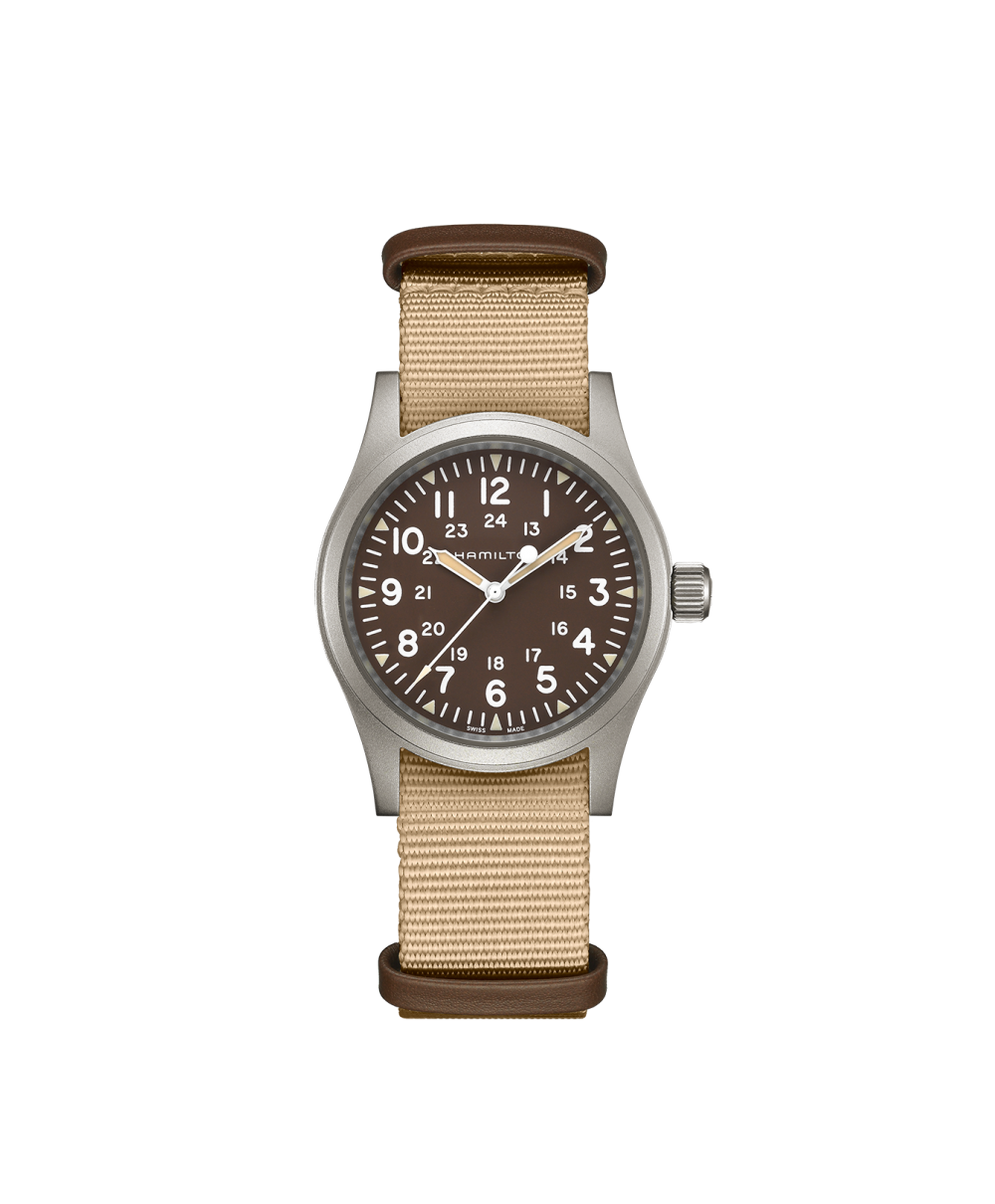 Reloj Hamilton Khaki Field Mechanical Marrón Reloj Hamilton Khaki Field Mechanical Marrón