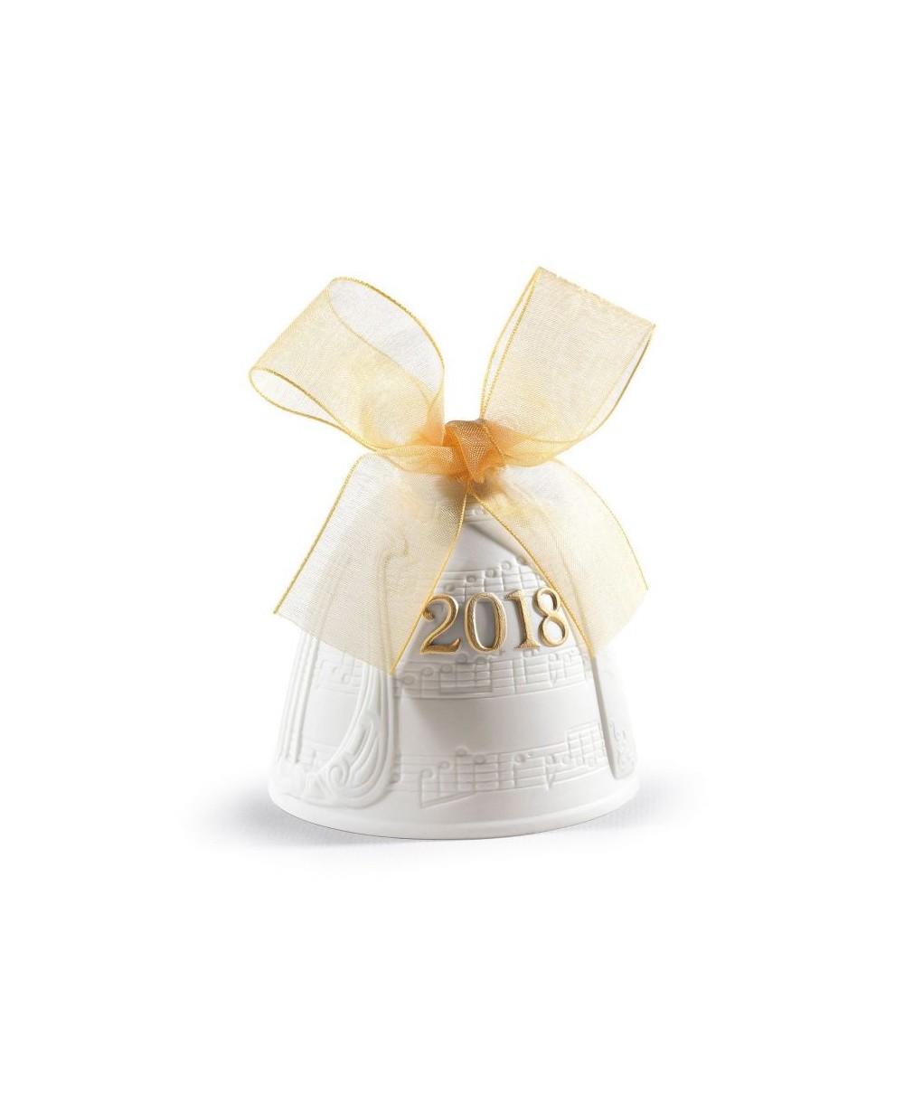 FIguras regalo de Lladró Campana Navidad 2018. Lustre Oro FIguras regalo de Lladró Campana Navidad 2018. Lustre Oro