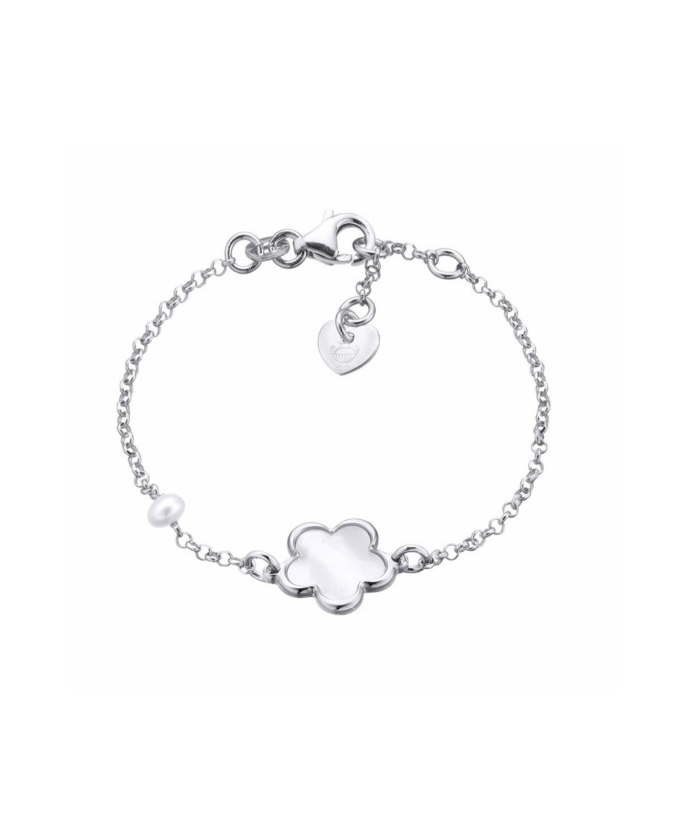 Pulsera Flor Primera Comunion en Plata de Duran Exquse Pulsera Flor Primera Comunion en Plata de Duran Exquse