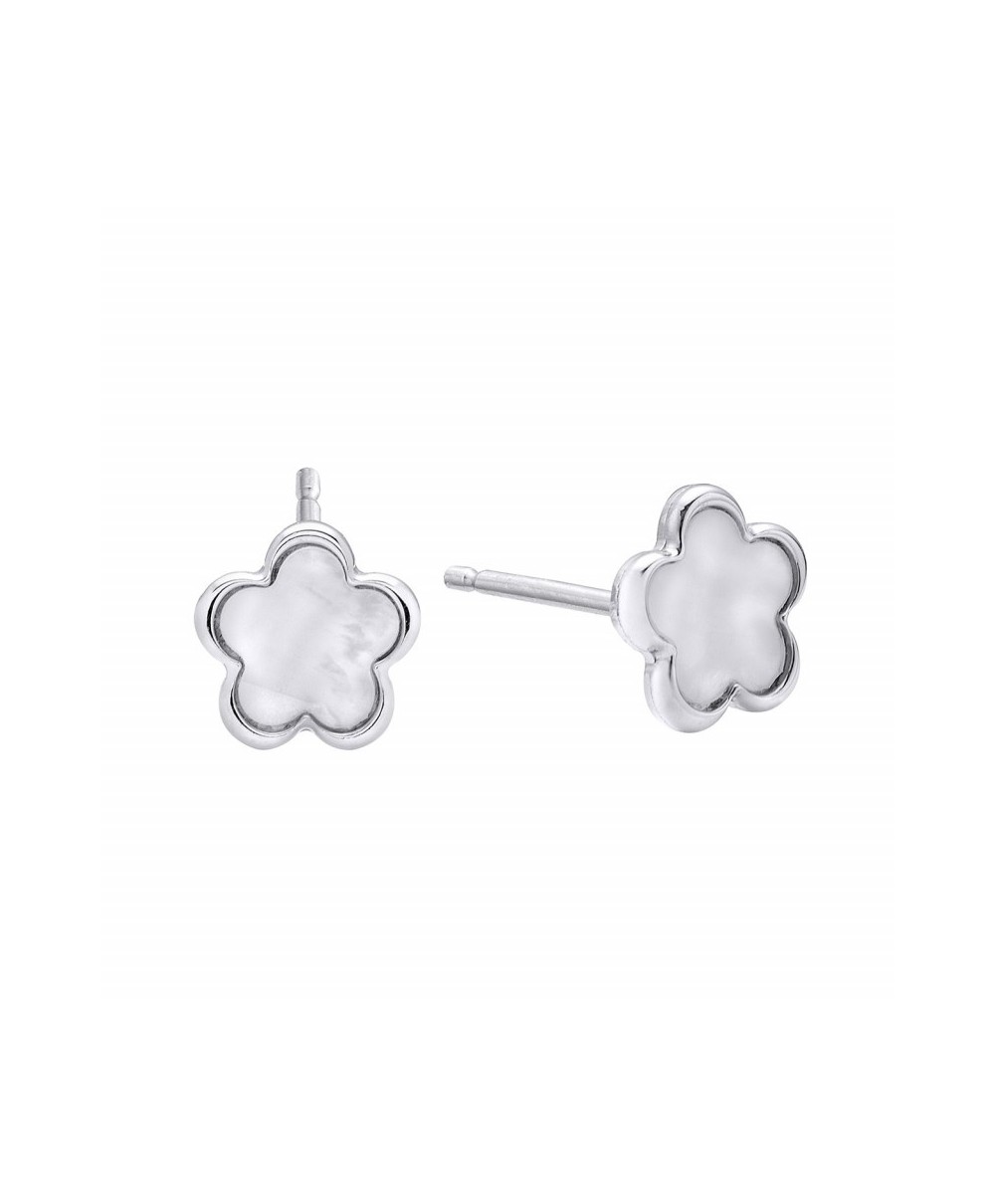 Pendientes Flor Primera Comunion en Plata de Duran Exquse Pendientes Flor Primera Comunion en Plata de Duran Exquse