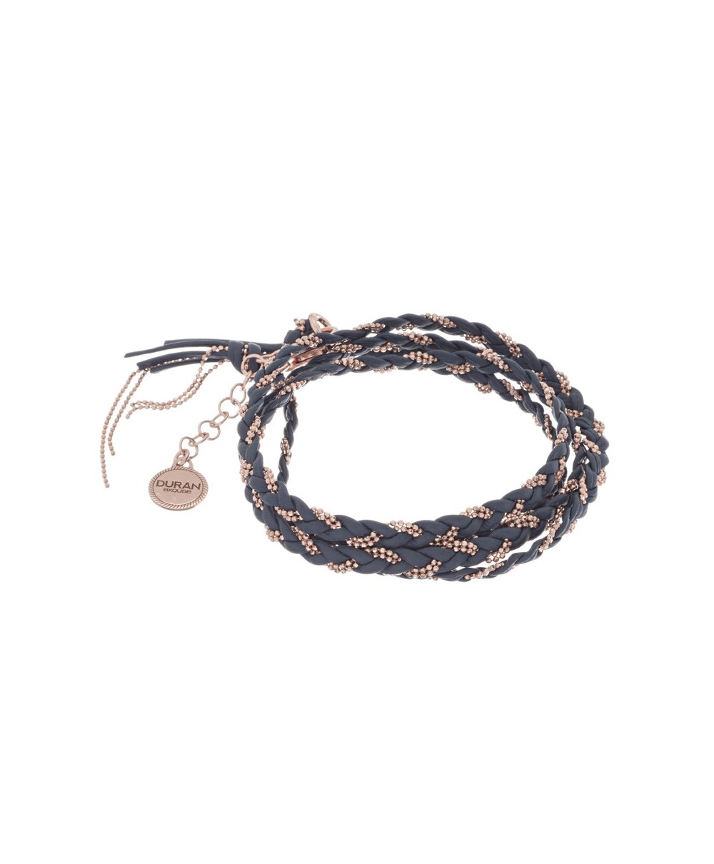 Pulsera Pachira Azul Marino Rosado de Duran Exquse Pulsera Pachira Azul Marino Rosado de Duran Exquse