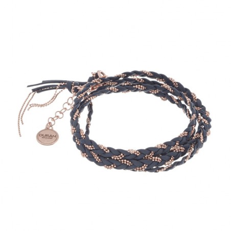 Pulsera Pachira Azul Marino Rosado de Duran Exquse