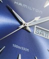 Reloj Hamilton Jazzmaster Seaview Day Date Quartz Azul