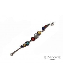 Pulsera Plata Tuti-Fruti 0990 de La Perionda