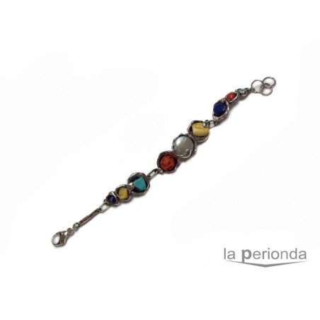 Pulsera Plata Tuti-Fruti 0990 de La Perionda