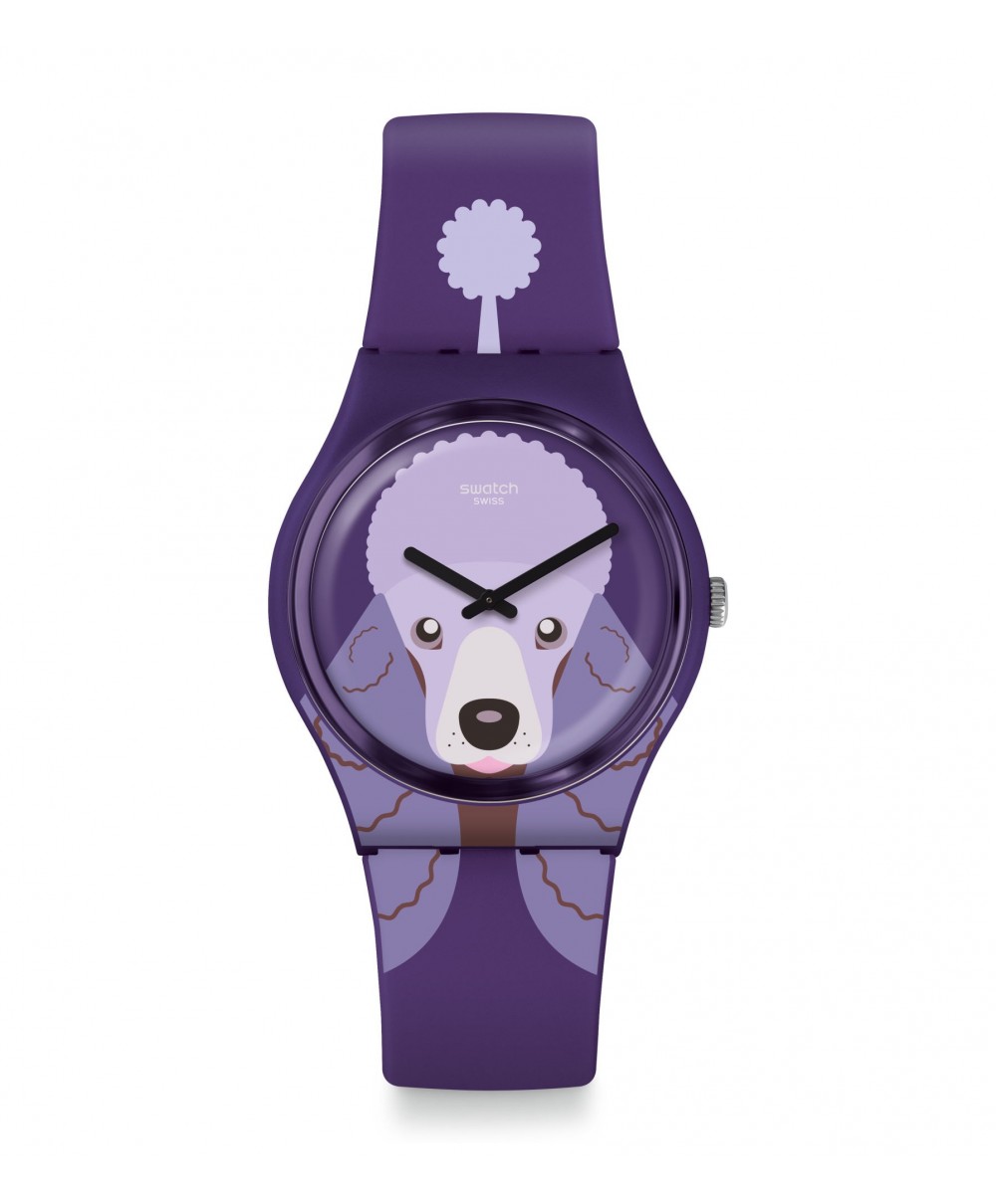 Reloj Swatch Purple Poodle GV133