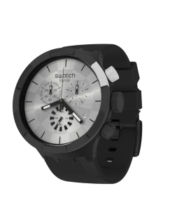 Reloj Swatch Chequered Silver SB02B404