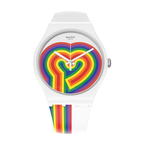 Reloj Swatch Beating Love SUOW171