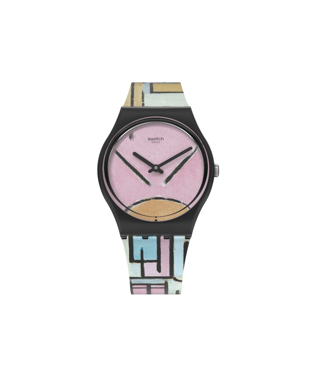 Reloj Swatch Moma Composión Óvalo con Color