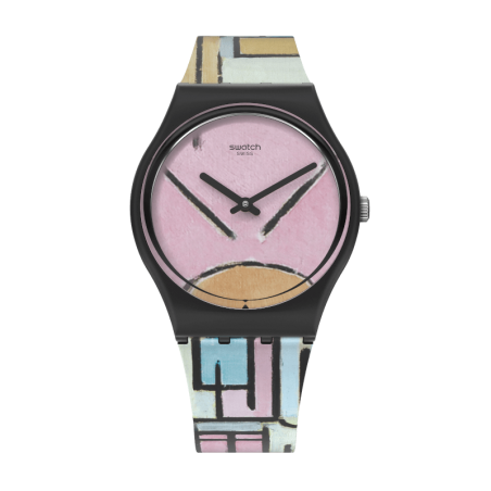 Reloj Swatch Moma Composión Óvalo con Color