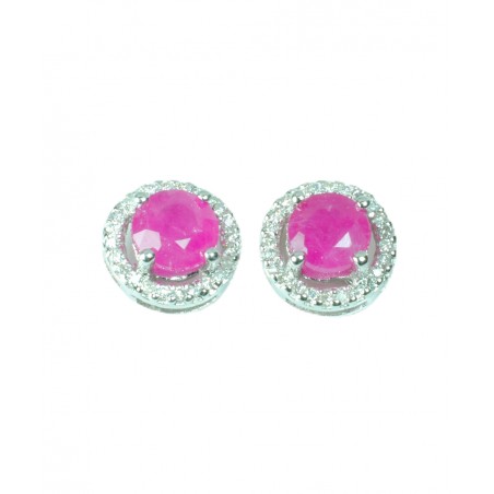 Pendientes Oro Blanco con brillantes 516856-BR