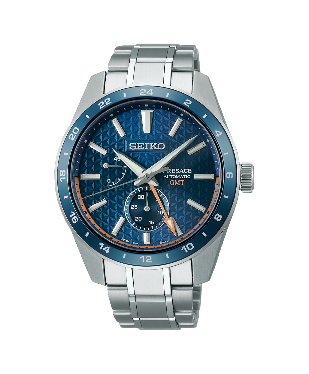 Reloj Seiko Presage Sharp Edged GMT Azul