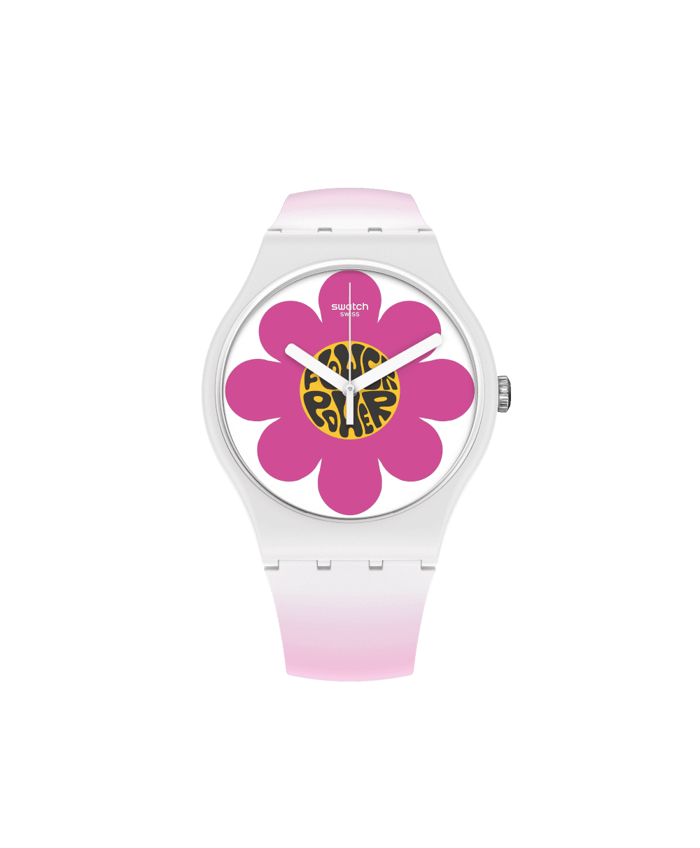 Reloj Swatch Flower Hour SO32M104