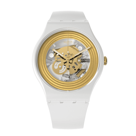 Reloj Swatch Golden Rings White SO29W107