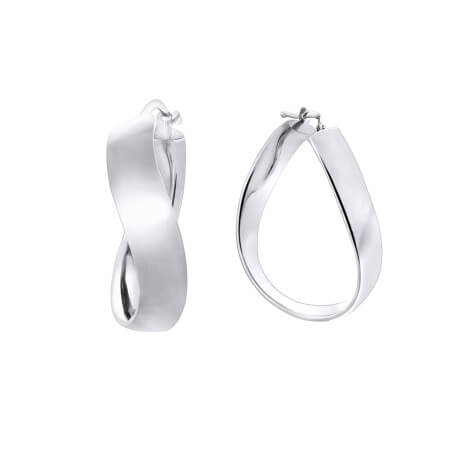 Pendientes de plata Piazza