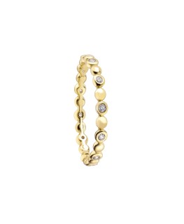 Anillo de plata dorada...