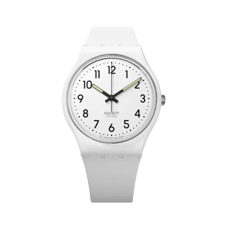 Reloj Swatch Just White Soft GW1510