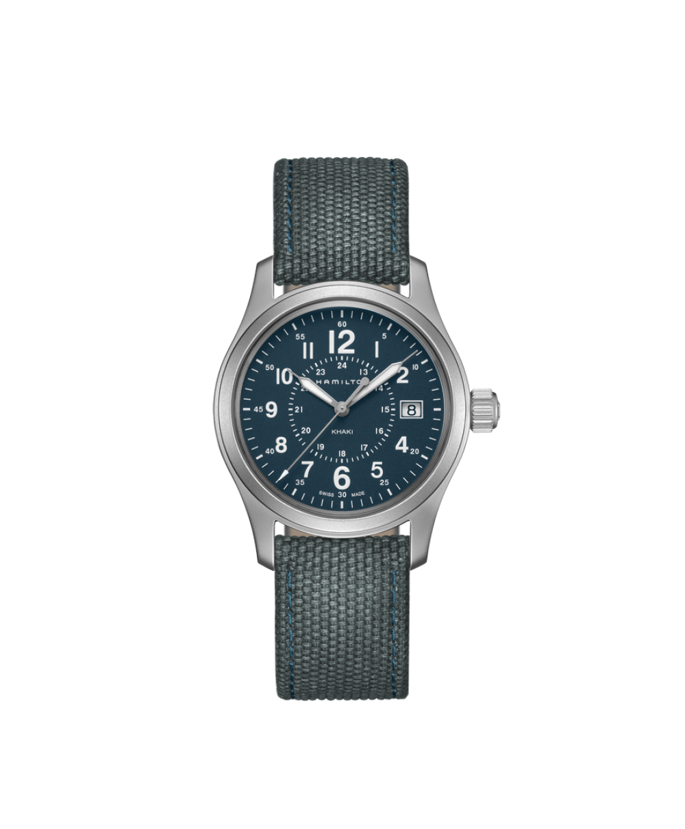 Reloj Hamilton Khaki Field Quartz Azul Reloj Hamilton Khaki Field Quartz Azul