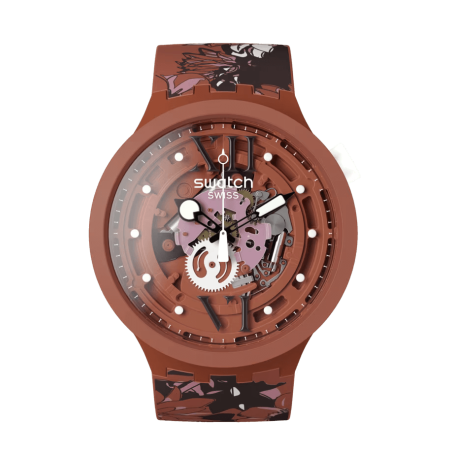 Reloj Swatch Camoflower Cotton SB05C100