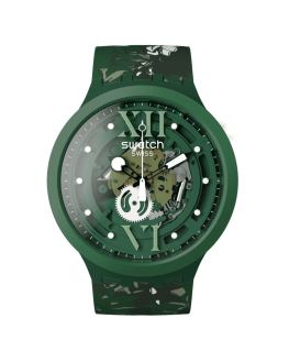 Reloj Swatch Camoflower Green SB05G104