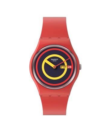 Reloj Swatch Concentric Red SO28R702