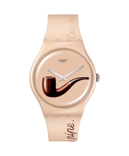 Reloj Swatch La Tradhison des Images by Rene Magritte SO29Z124