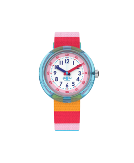 Reloj Flik Flak Stripy Pink FPNP113