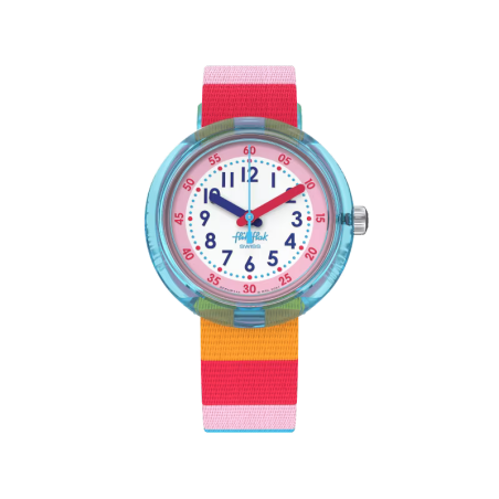Reloj Flik Flak Stripy Pink FPNP113