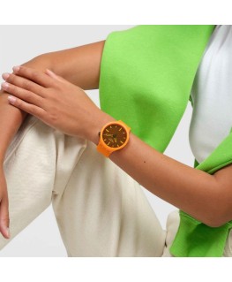 Reloj Swatch Crushing Orange SB05O102