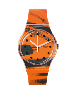 Reloj Swatch Barns-Graham's Orange And Red On Pink SUOZ362