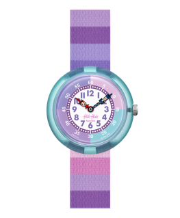 Reloj Flik Flak Stripy Purple FBNP225