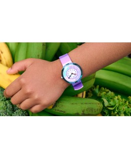 Reloj Flik Flak Stripy Purple FBNP225
