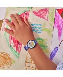 Reloj Flik Flak Rainbow Crayons FPNP173