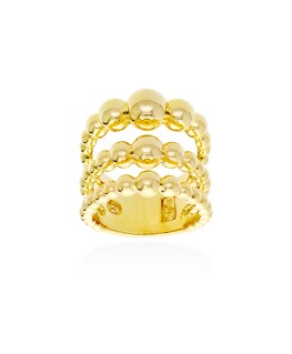 Anillo de plata triple aro...
